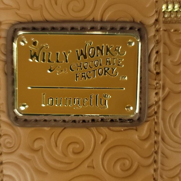 Loungefly Willy Wonka Hat Cross Body Bag Golden Ticket Zip Wallet AMC Limited ED - Picture 12 of 13